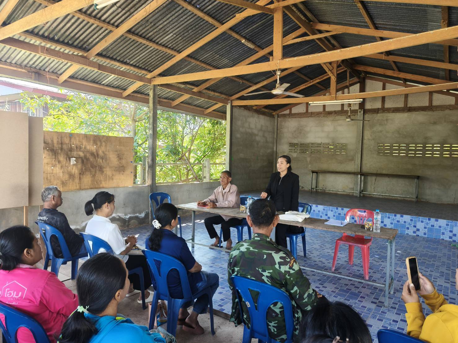พช.บุณฑริก ลงพื้นที่ประชุมติดตามสนับสนุนการดำเนินงานโครงการแก้ไขปัญหาความยากจน (กข.คจ.)